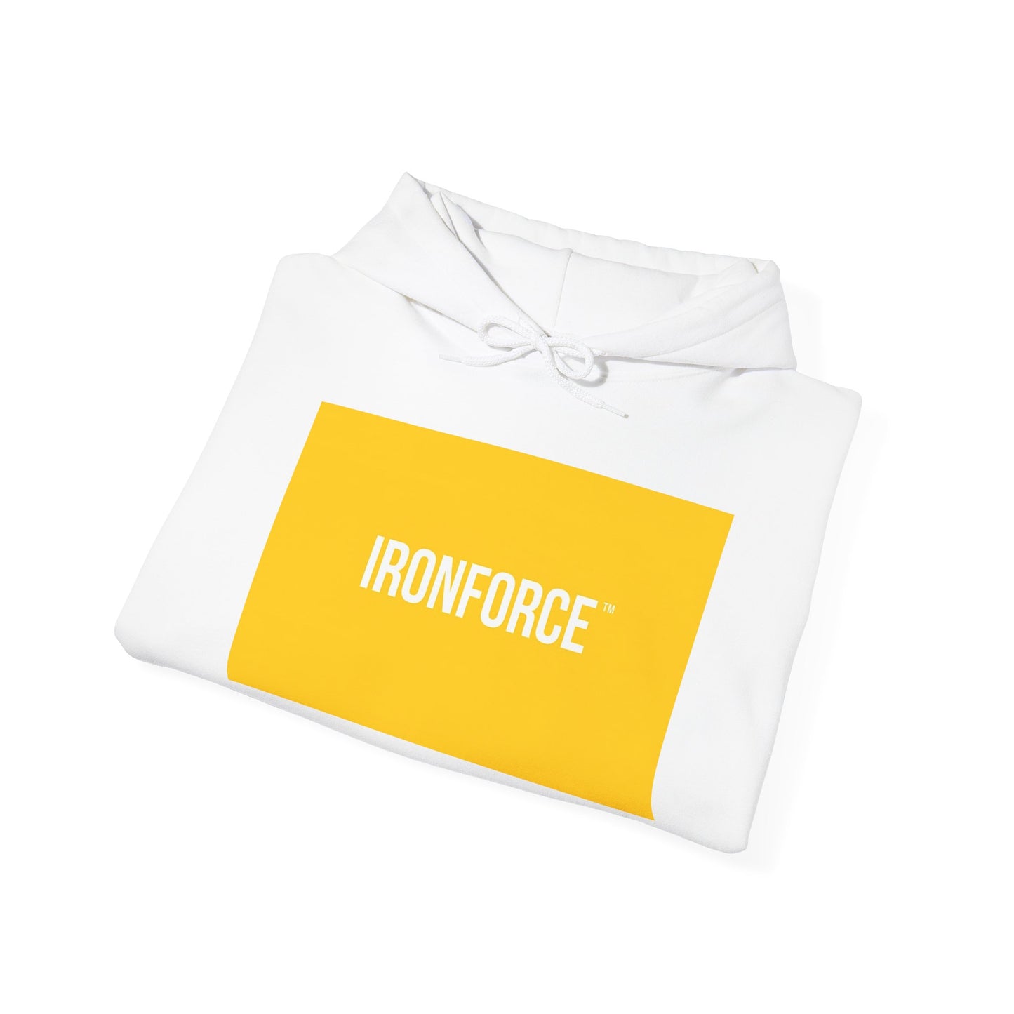 IRONFORCE™ Hooded Sweatshirt unisex, unleash your potential (yellow)