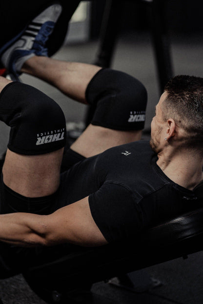 7mm Knee Sleeves | Zwart | Thor Athletics-1