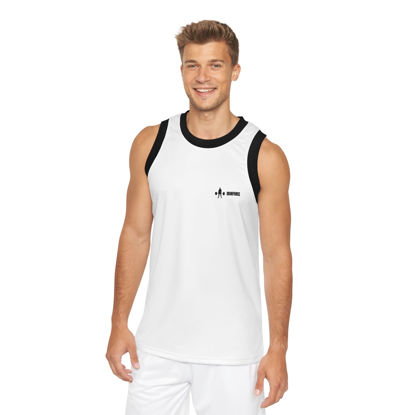 IRONFORCE™ Men's Lifting Jersey top white