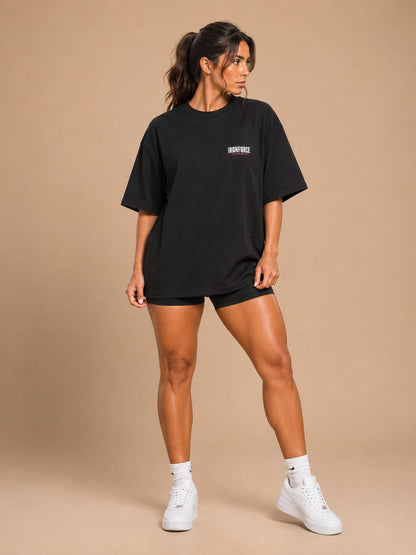 IRONFORCE™ Women's Oversized T-Shirt -  Forged by Discipline