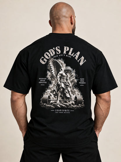 IRONFORCE™ Men's Oversized T-Shirt - God's plan tee