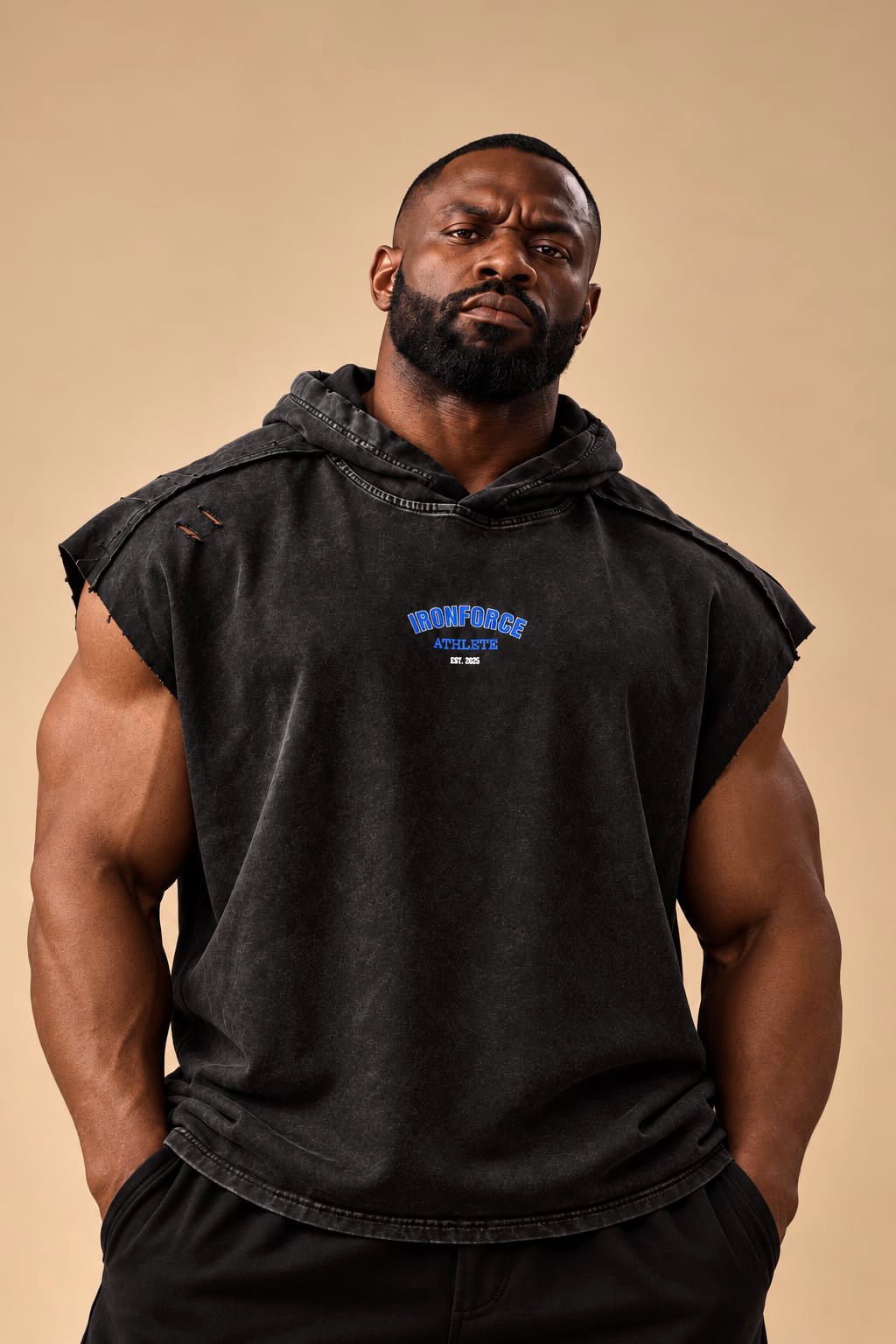 IRONFORCE™ RAW CUT Sleeveless Hoodie